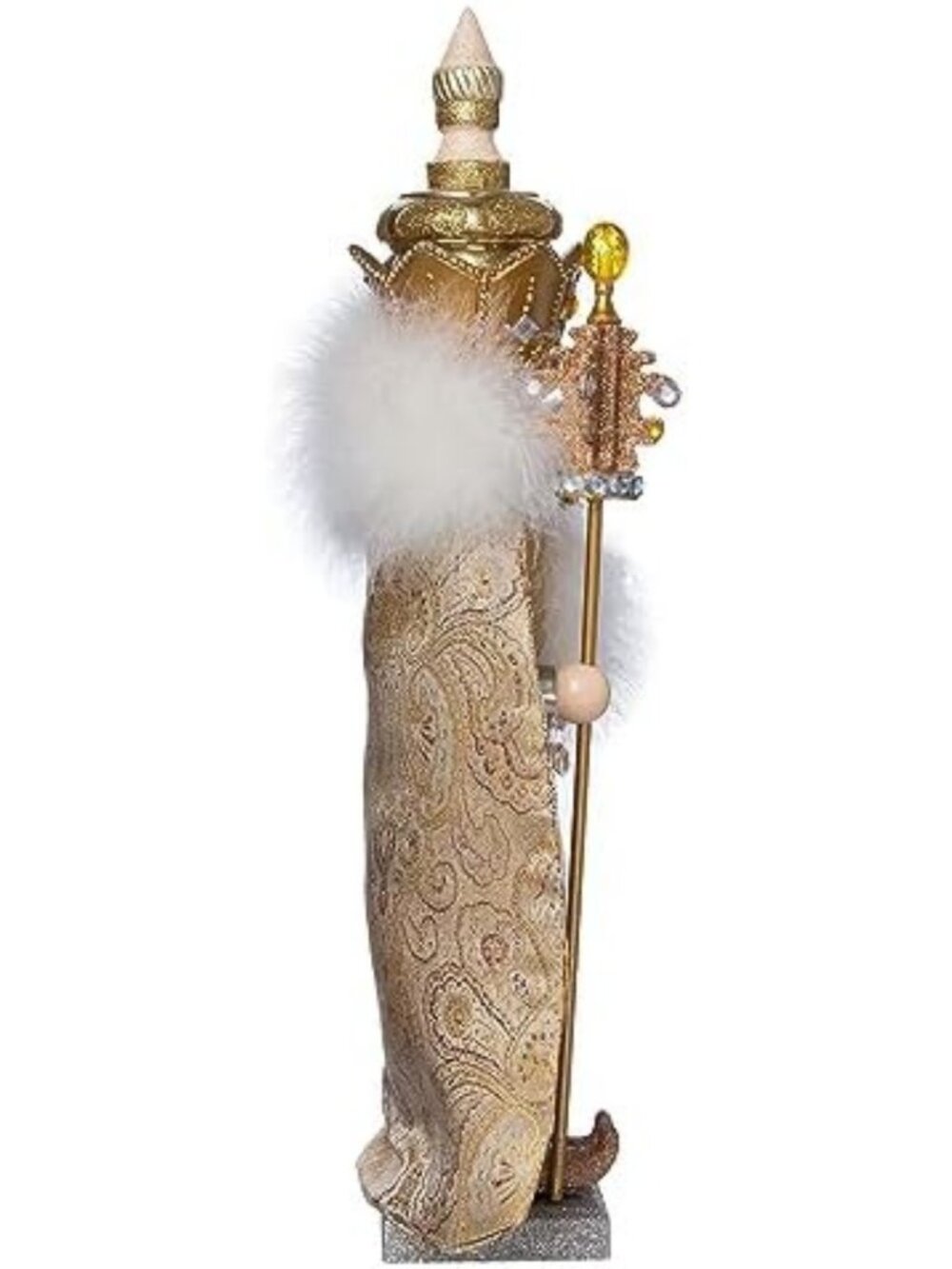 18-Inch Gold King Nutcracker - Elegant Holiday Decor for Festive Home Display - Picture 6 of 7